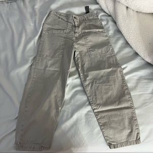 ZARA grey cargo pants Sz 2